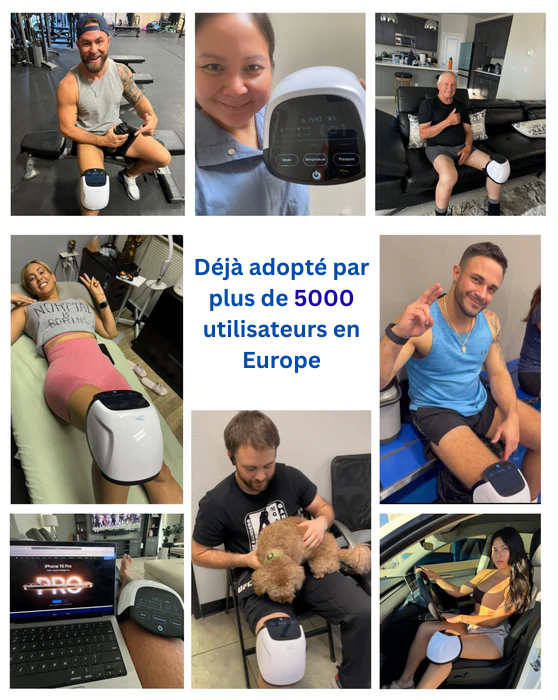 KneeEase™ – Soulagement en douceur pour des genoux raides et douloureux